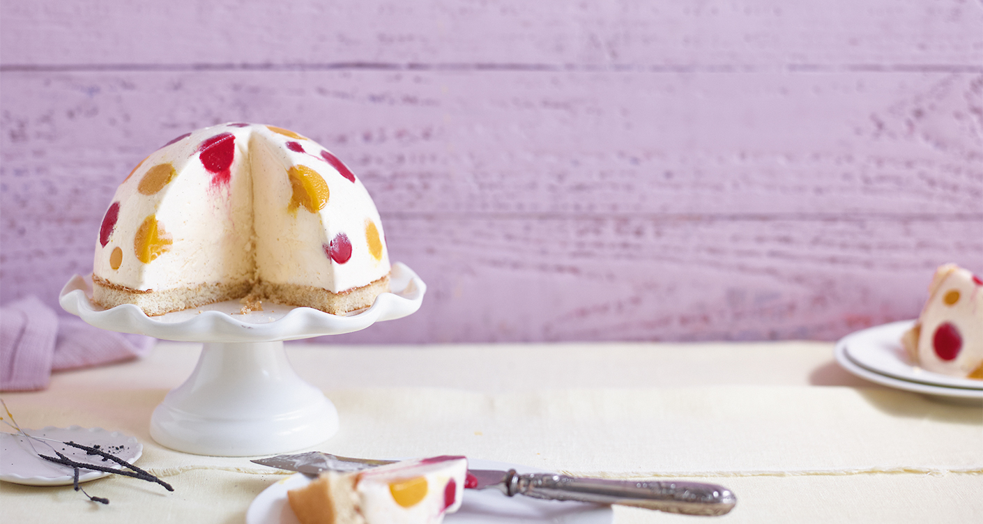 Konfetti-Eistorte – einfache Torte ohne Backen