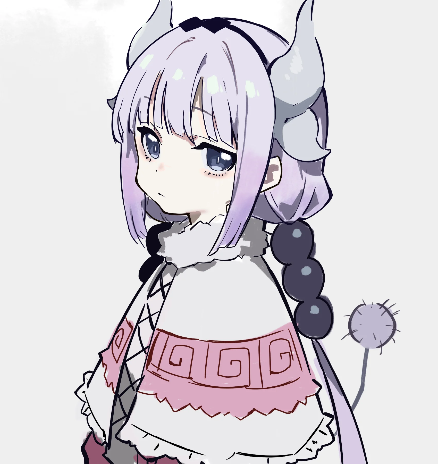 1girl, kanna kamui, solo