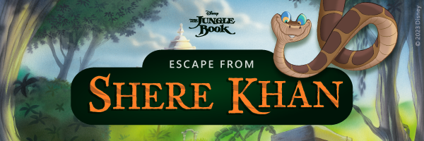 Book cover illustration for Escape from Shere Khan