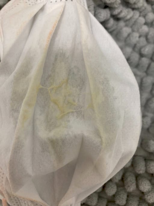 こってりすぎ///おまんこにつけたマスク❤️