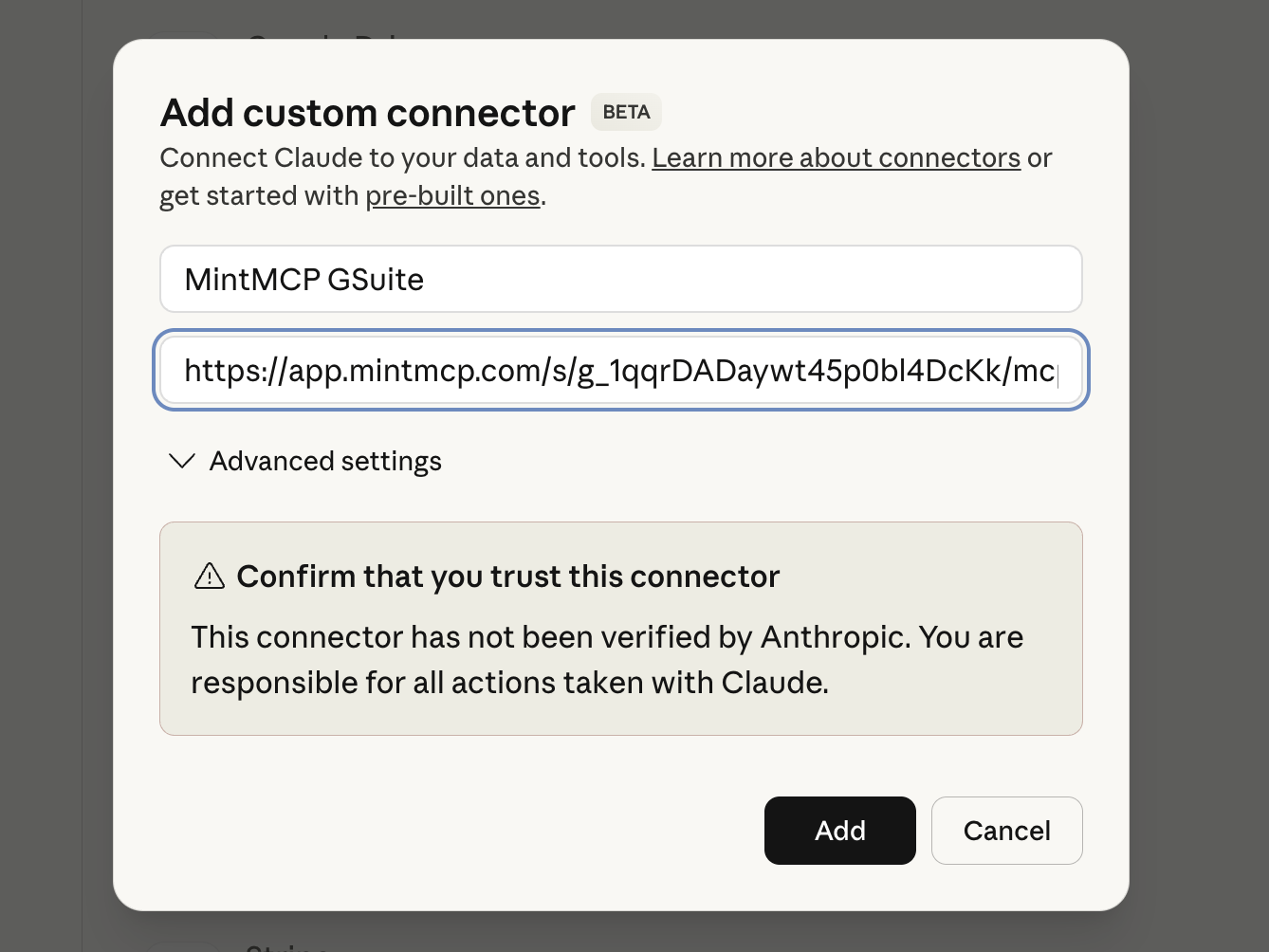 Adding Virtual MCP Server to AI Client