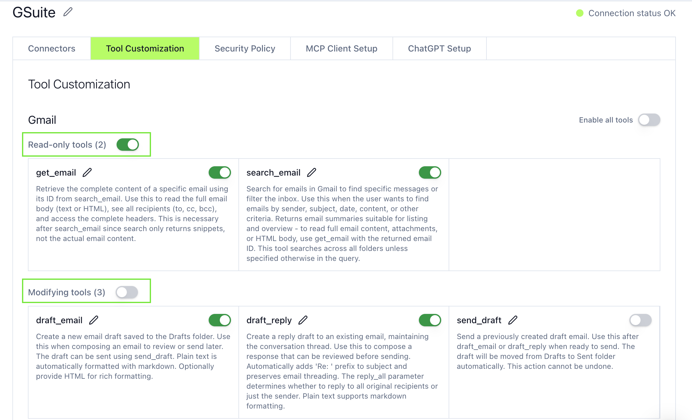 MCP Tool Categories