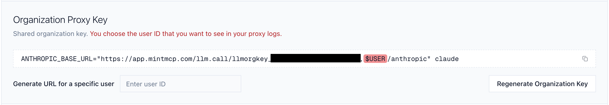 LLM Proxy Dashboard