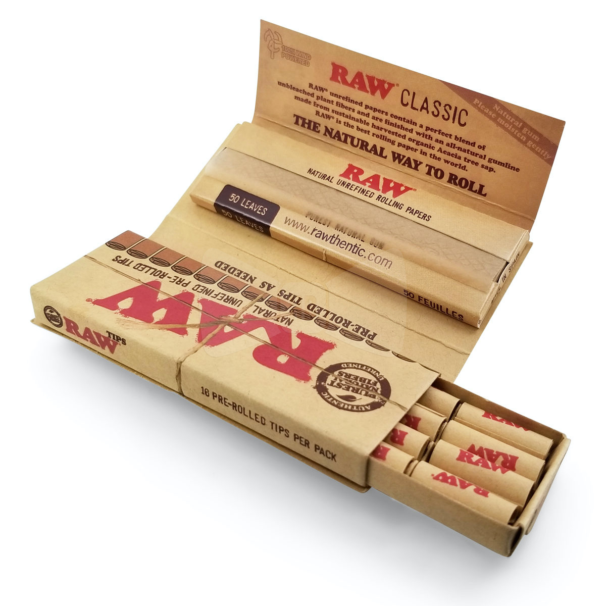 RAW Classic 1 1/4 Rolling Papers  The Most Popular RAW Rolling Papers