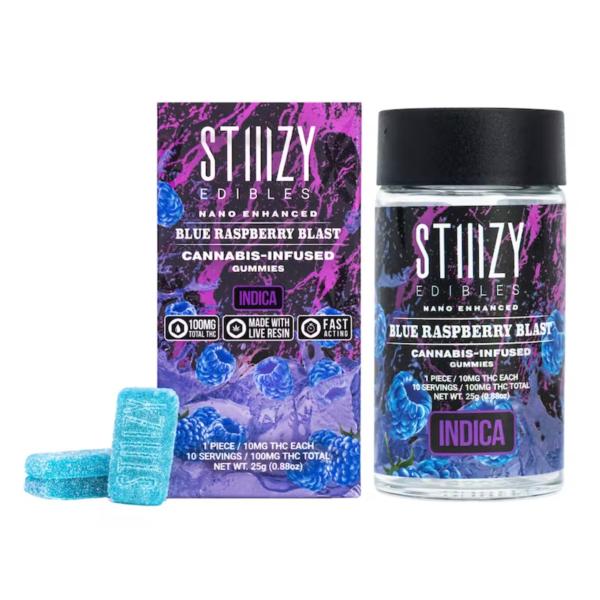 Stiiizy Live Resin Gummies Blue Raspberry Blast 3060