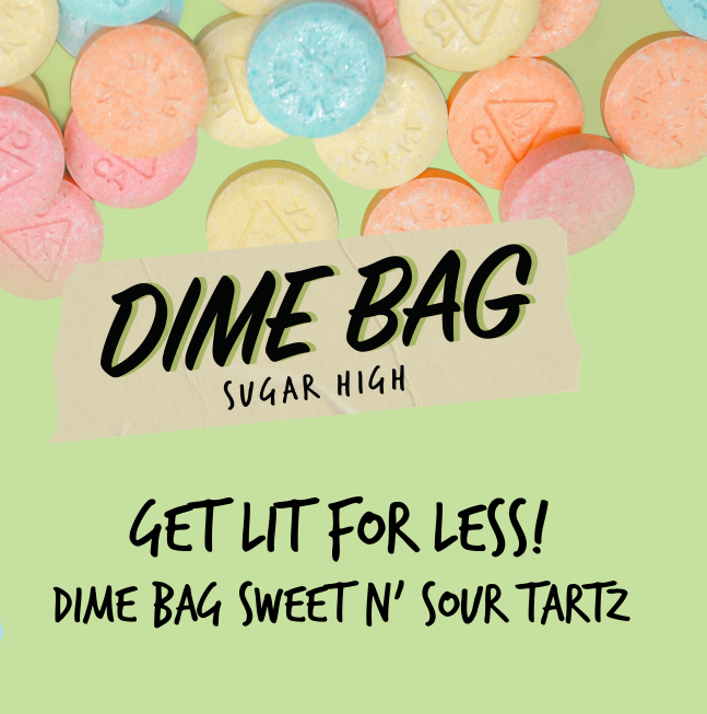 Dime Bag Tartz, 50mg