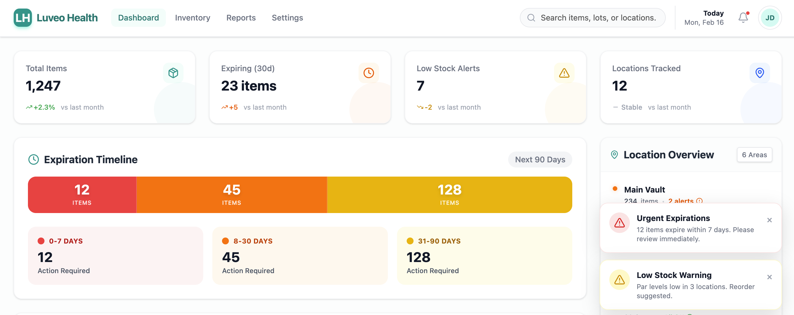 Track Usage & Expirations