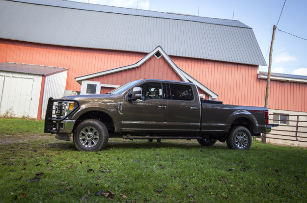 Ford F350 XD Grip Step™ running boards on the farm