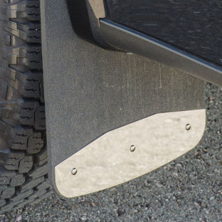 LUVERNE rubber mud flaps with stainless steel plates for trucks