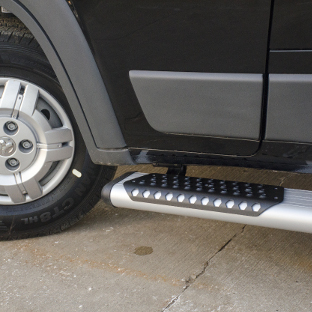 LUVERNE O-Mega II van running boards on Ram ProMaster 2500