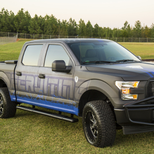 LUVERNE-Baja Guard™ and O-Mega II™ on Ford F150 police truck