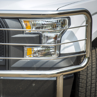 Ford F150 headlight cage on LUVERNE Prowler Max™ grille guard