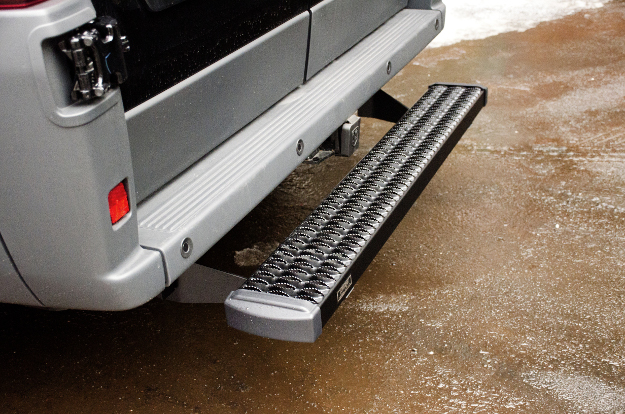 LUVERNE Grip Step™ rear step on cargo van