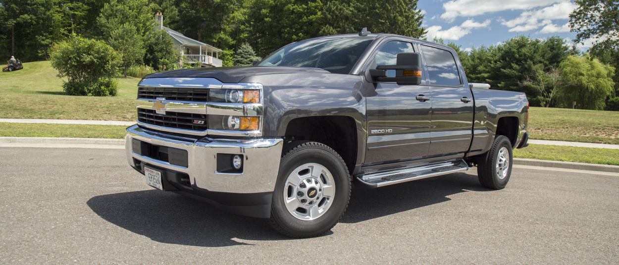 Grey Chevrolet Silverado 2500HD with Side Entry Steps from LUVERNE