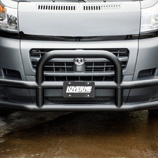 LUVERNE Tuff Guard® grille guard on black Ram ProMaster 2500 cargo van