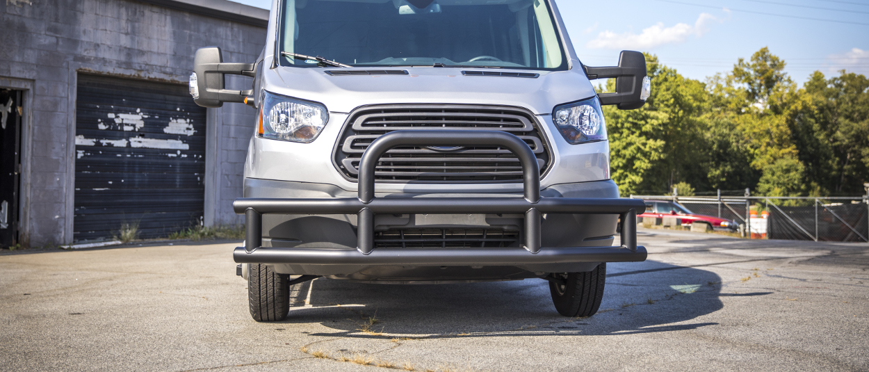 LUVERNE Tuff Guard® grille guard on Ford Transit work van