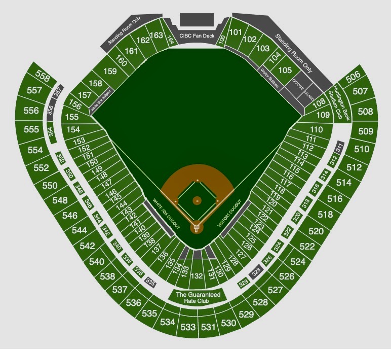 Breakdown Of The Guaranteed Rate Field Seating Chart