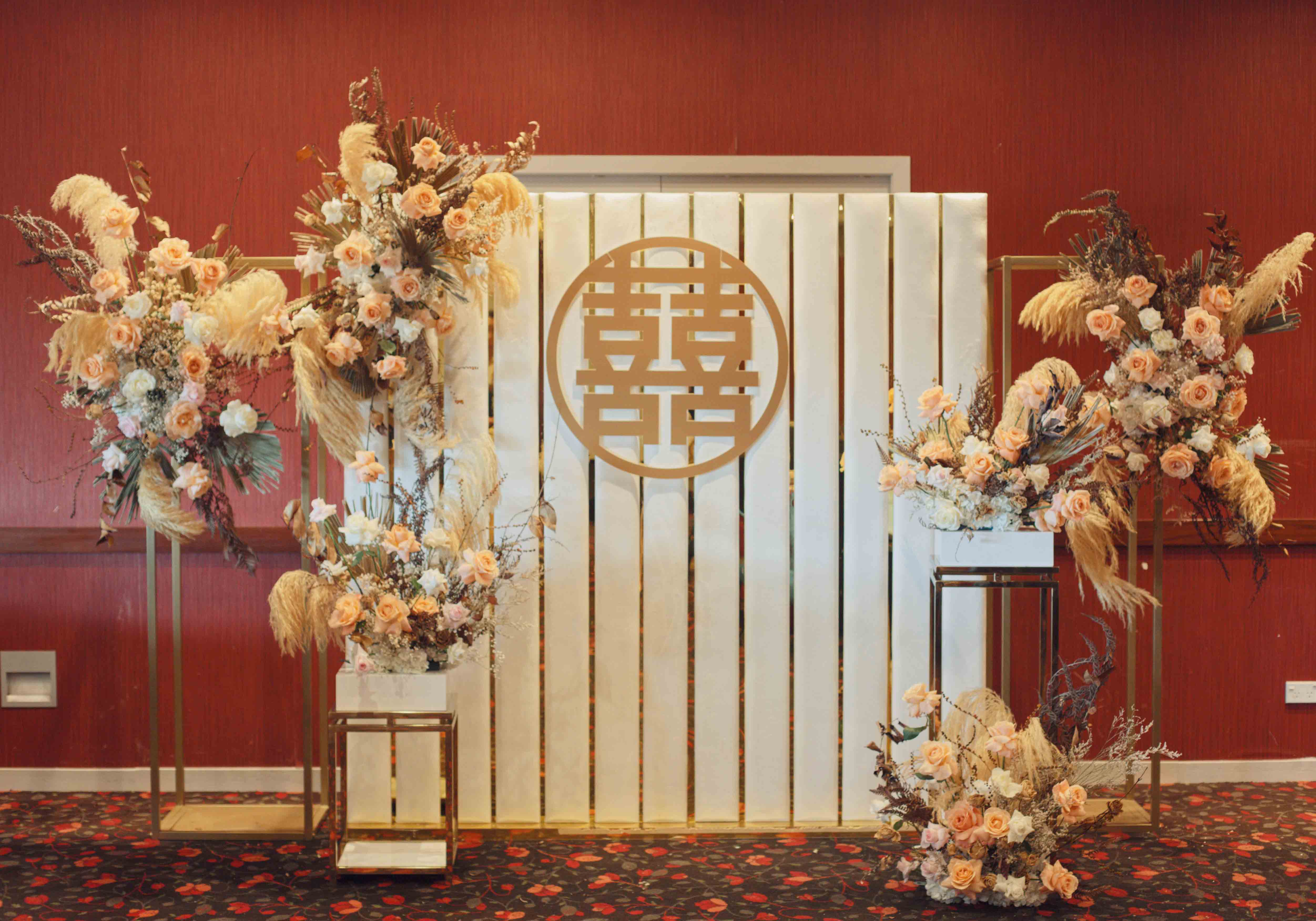 Twist on a traditional wedding banquet. Styling and Hire by Luxe Dream / Florals by Luxe Dream Floral Studio