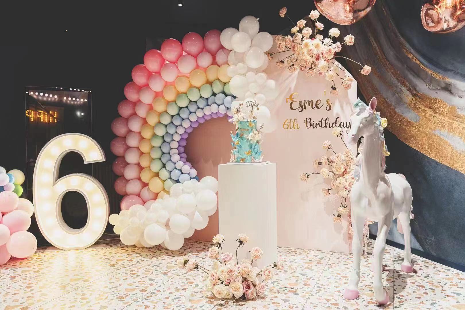 Magical Rainbow Celebration // Styling and Hire Luxe Dream, featuring our new pony!