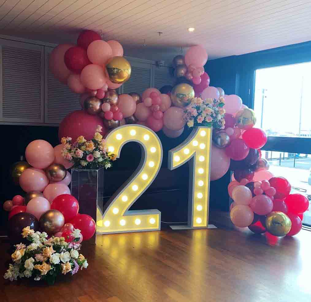 Props by Luxe Dream Event Hire / Table Flowers by Luxe Dream Floral Studio / Balloons by OMG