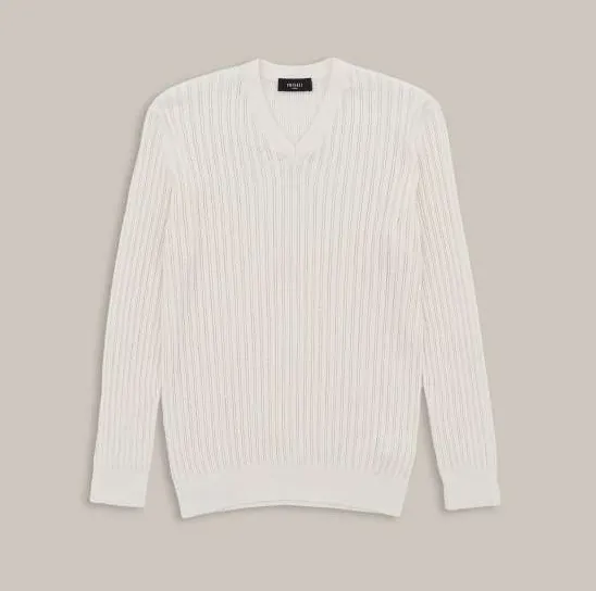 Pull Col V ajouré - Image 2