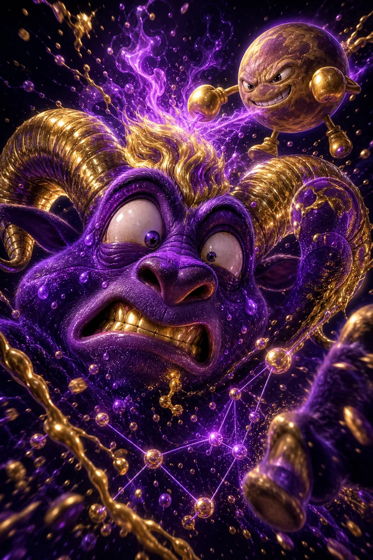 Aries and Aries — Luxtra cosmic compatibility card