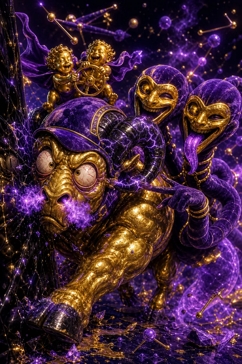 Aries and Gemini — Luxtra cosmic compatibility card