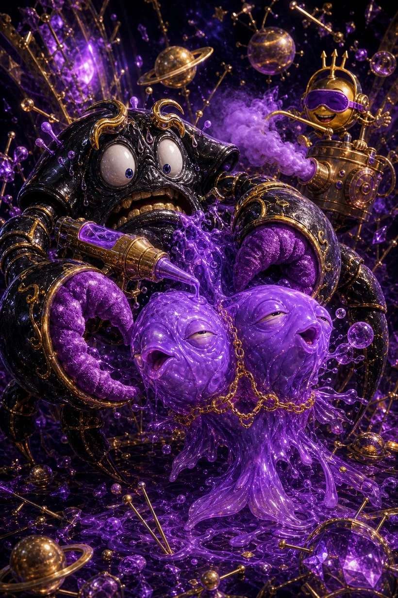 Cancer and Pisces — Luxtra cosmic compatibility card