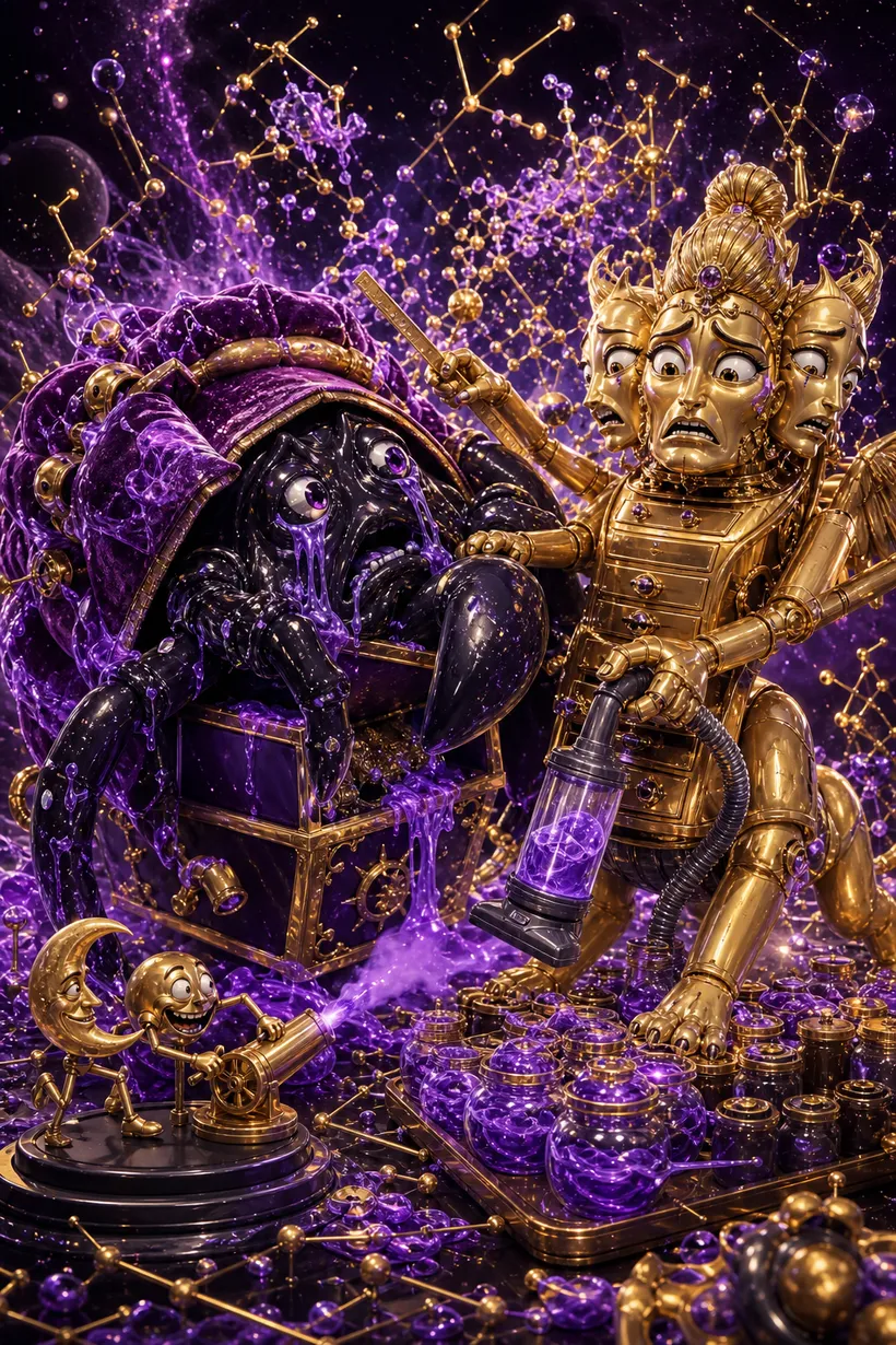 Cancer and Virgo — Luxtra cosmic compatibility card