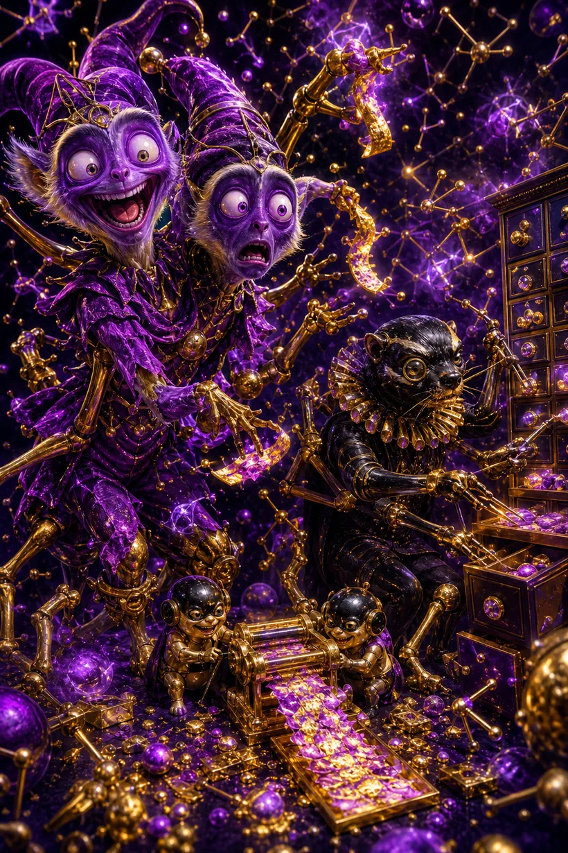 Gemini and Virgo — Luxtra cosmic compatibility card