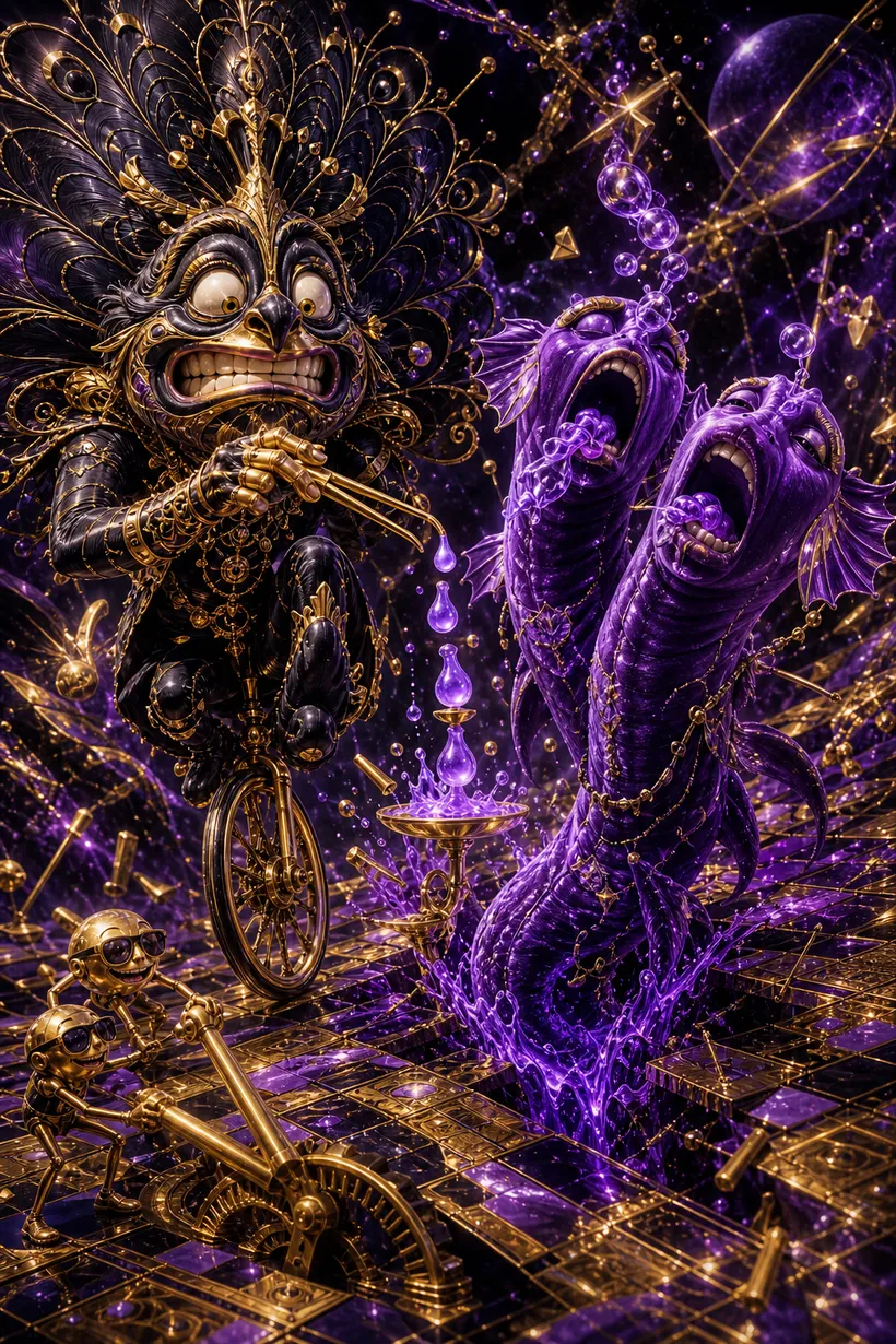 Libra and Pisces — Luxtra cosmic compatibility card