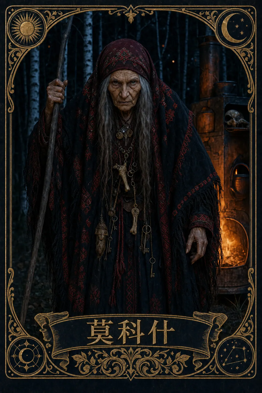 莫科什, 斯拉夫芭芭雅嘎 — 卢克斯特拉 神谕使塔罗牌