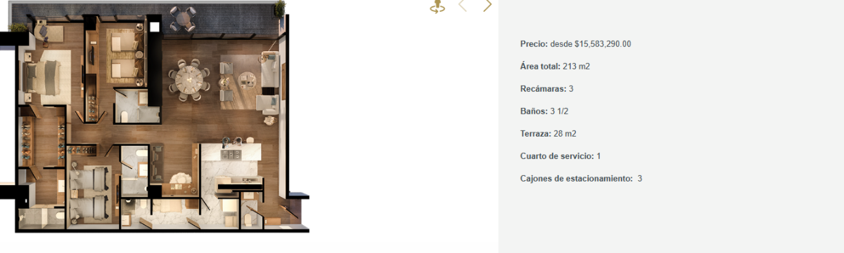 4271, Anillo Periférico, Jardines del Pedregal, 01900 con 3 Recámaras, 213 Metros Cuadrados, 3 Baños y 3 Puestos de Estacionamiento 4271, Anillo Periférico, Jardines del Pedregal, 01900 con 3 Recámaras, 213 Metros Cuadrados, 3 Baños y 3 Puestos de Estacionamiento