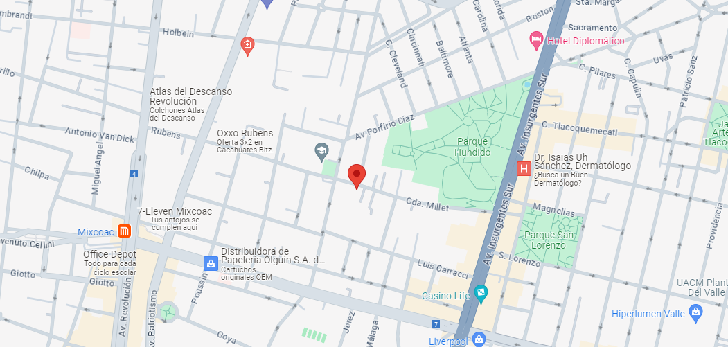 45, Cerrada Millet, Extremadura Insurgentes, 03740 45, Cerrada Millet, Extremadura Insurgentes, 03740