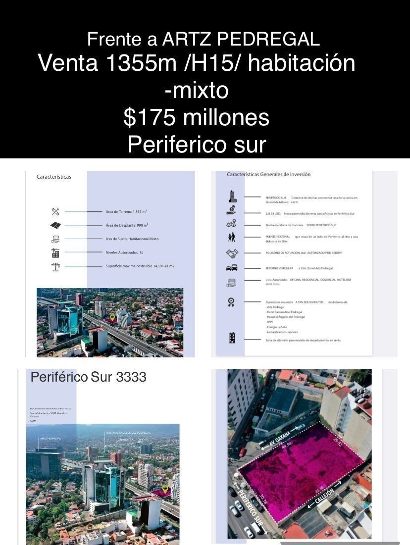 580, Agua, Jardines del Pedregal, 01900 con 0 Recámaras, 0 Baños, 1355 Metros Cuadrados y $175,000,000 580, Agua, Jardines del Pedregal, 01900 con 0 Recámaras, 0 Baños, 1355 Metros Cuadrados y $175,000,000