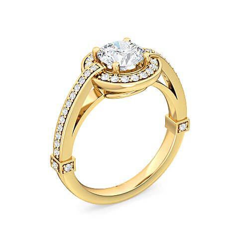 round-brilliant-diamond-halo-engagement-ring-in-14k-yellow-gold