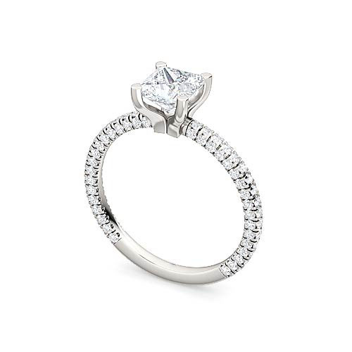 round-brilliant-diamond-pave-engagement-ring-in-14k-white-gold