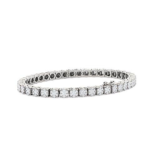 four-prong-diamond-tennis-bracelet-in-silver-925
