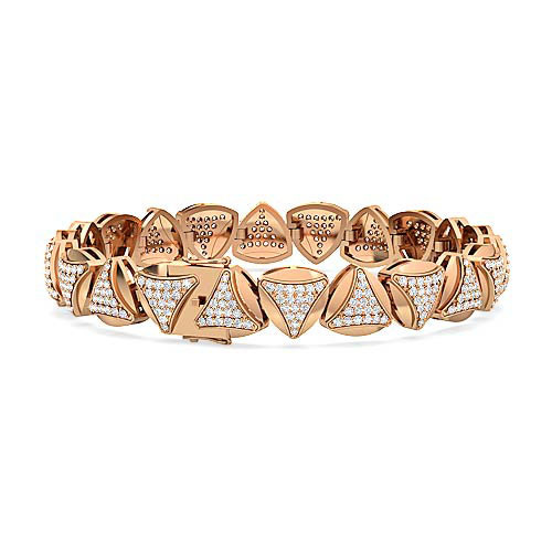 rose-triangular-diamond-bracelet