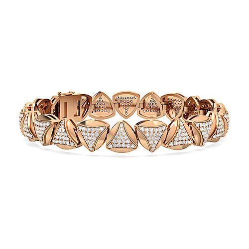 rose-triangular-diamond-bracelet