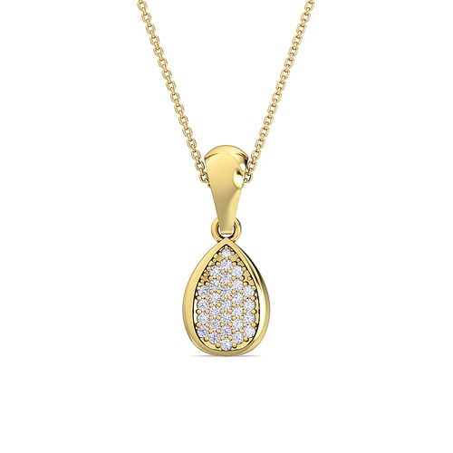 round-drop-pave-diamond-necklace-in-rose-gold