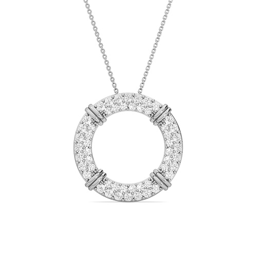 elegant-circular-diamond-necklace-in-rose-gold