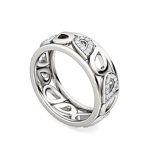round-brilliant-cut-diamond-petal-shape-eternity-ring