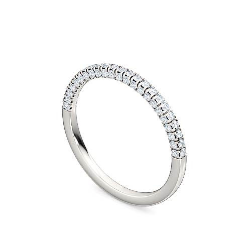 round-brilliant-cut-diamond-half-eternity-band-in-silver