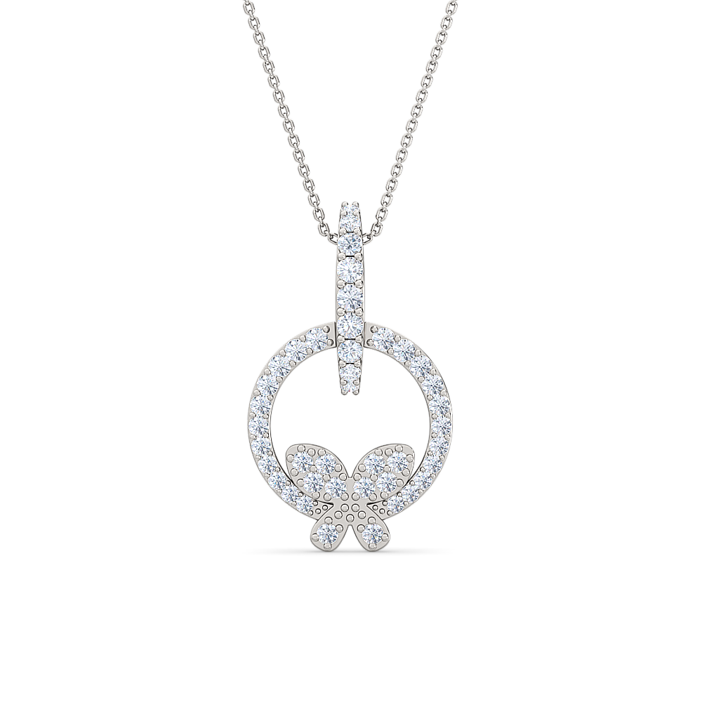 butterfly-on-circle-diamond-necklace-in-sterling-silver-925