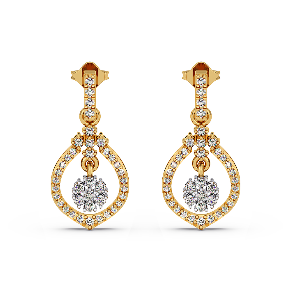 petal-inspired-drop-diamond-earrings-for-girls