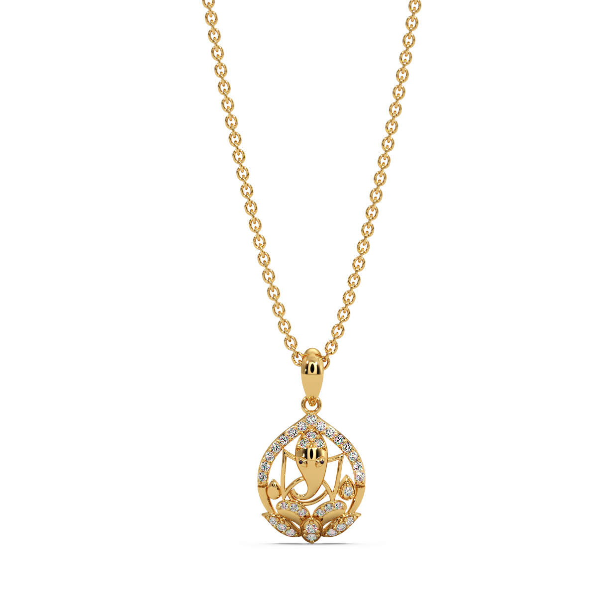 gold-ganpati-diamond-pendant