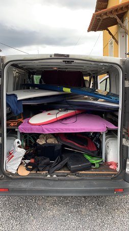Surfboards in the car.jpeg
