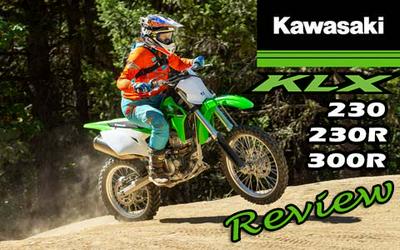 Kawasaki 2020 KLX 230, KLX230R and KLX300R Review