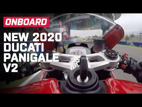 New 2020 Ducati Panigale V2 Onboard | First Ride Impression | Visordown.com